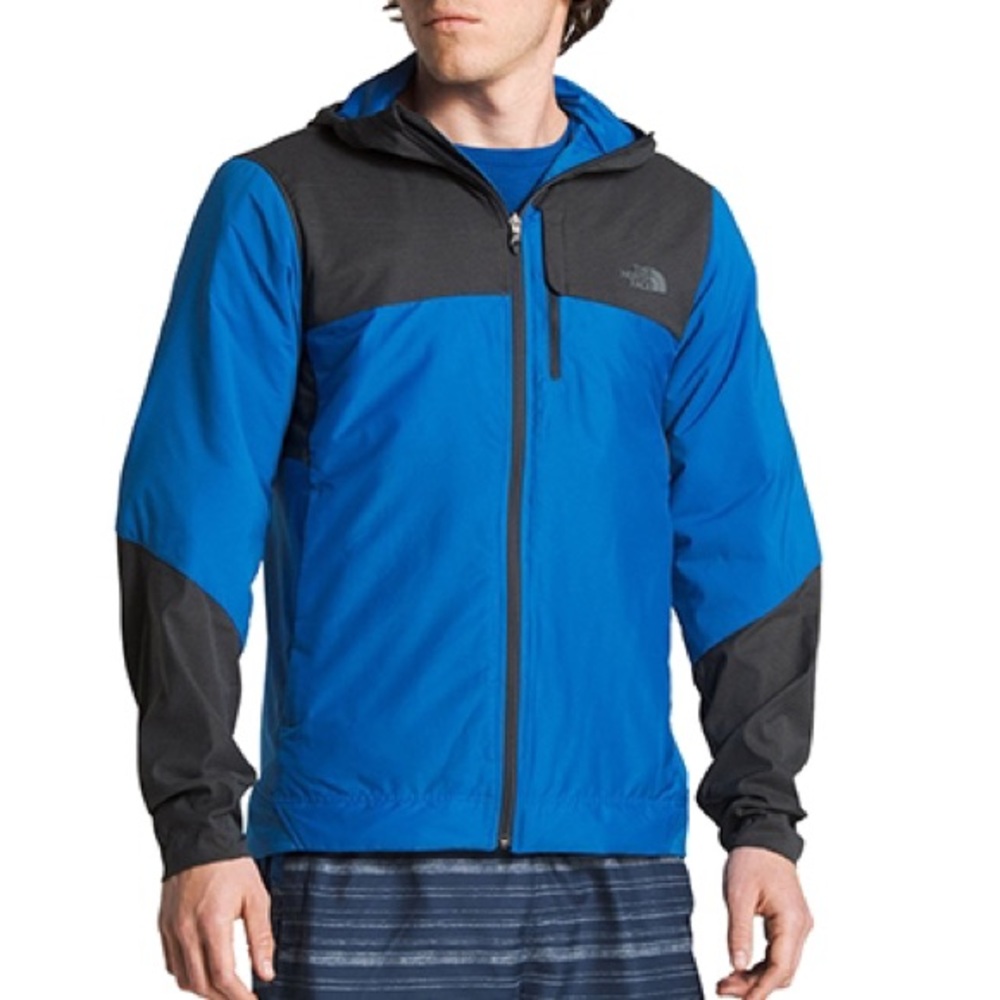 North Face Mens NEW Blue Jacket with Hood Medium
